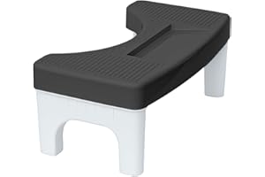 6.7 Inch Toilet Foot Stool for Better Posture, Non-Slip Bathroom Step Stool, Ergonomic Squatting Stool for All Ages, Portable