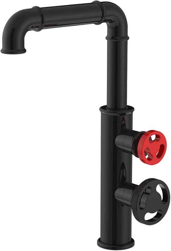 Grifo de Cocina Steampunk Vintage estilo Giratorio Burbujeado extraíble