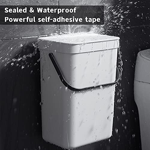 KaryHome 3.2 Gallon Kitchen Compost Bin Under Sink, Hanging Small Trash