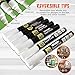 White Liquid Chalk Markers - 6 Pack With Both 6mm & 3mm Reversible Fine Tips | Chalkboard Safe Dustless Wet Erase Paint Pens | Blackboard, Glass & Windows, Bistro & Restaurant Menu Board Use, Kids Art
