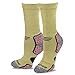No Binding Viscose from Bamboo Colorful Diabetic Crew 6-Pairs Socks for Men (10-13, Basic)