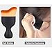 Kaptron Makeup Brush Set, Contour, Eyeshadow & Blush Brush, Oval Toothbrush Curve Brush with Brush Cleaner Washing Brush Glove Scrubber Board and Flawless Cosmetic Puff - Set of 10 pieces