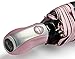 RENZER Travel Rain Windproof for Women Auto Open/close Cherry Umbrella Pink