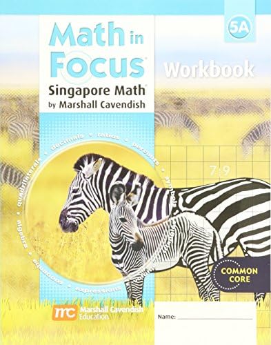 Amazon.com: Math in Focus: Singapore Math 1A, Student Edition