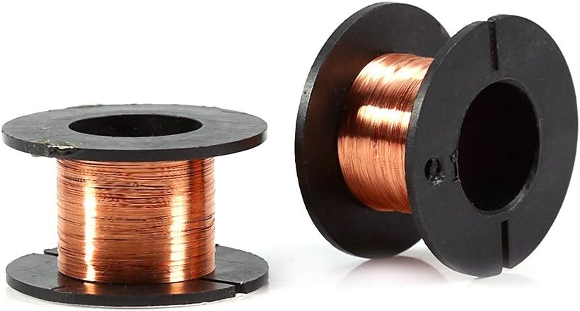 Fil De Cuivre émaillé Pour Bobinage Bricolage Fil Émaillé De 0,1 Mm Fil De Bobinage En Cuivre Fil De