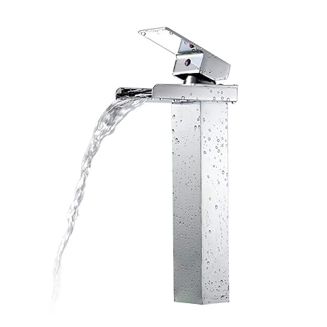 Wolland Single Hole Single Handle Basin Faucet Waterfall Faucet