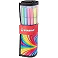 STABILO Premium Fiber-Tip Pen Pen 68 - ARTY - Rollerset of 25 - Assorted Colors