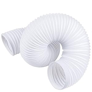 Kodiak Universal Exhaust Hose for Portable Air Conditioners (5" Diameter and 79" Length) Extra Long, Counter Clockwise Air Vent Hose