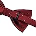 Alizeal Adjustable Neck Men's Pre-tied Bow Ties with Silver Dots-Dark Navy