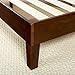 Zinus Marissa 12 Inch Deluxe Wood Platform Bed / No Box Spring Needed / Wood Slat Support / Antique Espresso Finish, Twin