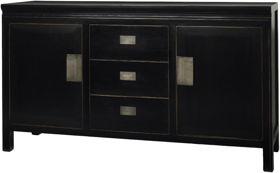 Chinese Black Lacquer Sideboard by 4 Living Amazon.co.uk Kitchen & Home