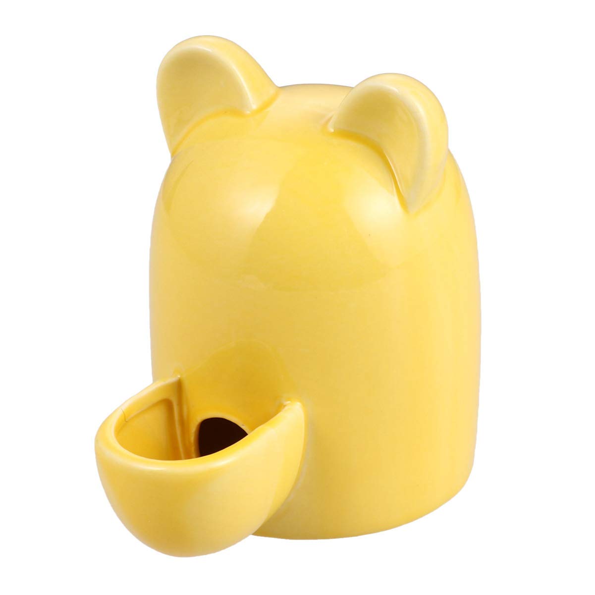 Balacoo 100ml Drinking Water Feeder Ceramic Silent Bottle Waterer Automatic Small Pets for Bird Pig Hamster Hedgehog Pet Supplies