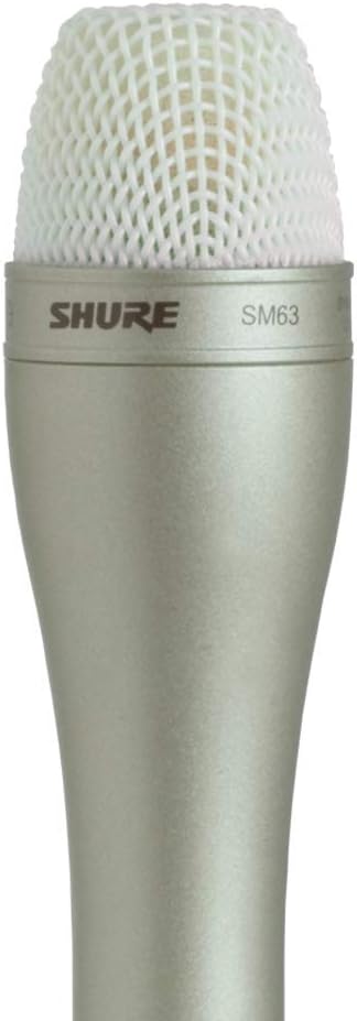 Shure Instrument Condenser Microphone, Black (SM63): Musical Instruments