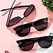 Frienda 60 Pairs Vintage Sunglasses Black Classic Sunglasses Plastic Retro Style Eyewear for Party Accessories Women and Men Favors