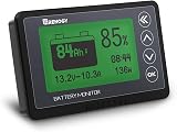 Renogy 500A Battery Monitor with Alarm Capacity and Voltage Indicator