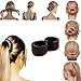 Polytree Women Hair Bun Maker French Twist Hair Fold Wrap Snap