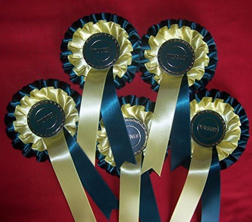 set of 5 Winner rosette