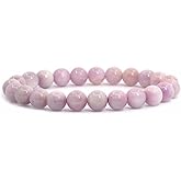 Justinstones Gem Semi Precious Gemstone 8mm Round Beads Stretch Bracelet 7 Inch Unisex