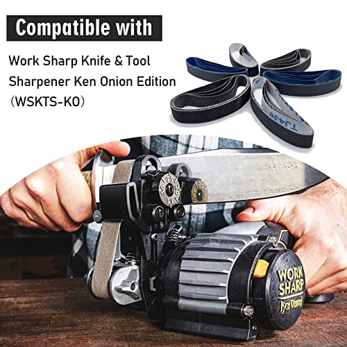 3/4 X 12 Inch Knife Sharpener Sanding Belts Replacement Kit Coarse