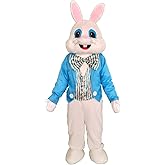 GALAON Easter Rabbit With Vest Cute Plush Mascot Costume Party Dress