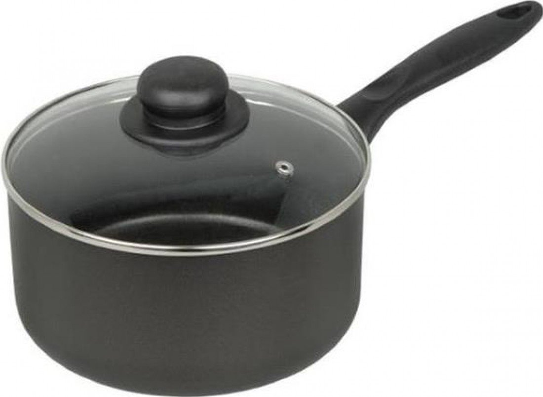Bronze Collection Non Stick Sauce Pan and Lid, 18 cm