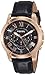 Fossil Men's FS5085 Grant Chronograph Stainless Steel Watch With Black Leather Band