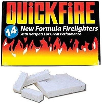 Quickfire Firelighters Bulk Pack for BBQs Coal Wood Burners