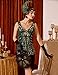 BABEYOND Women's Flapper Dresses 1920s V Neck Beaded Fringed Great Gatsby Dress
