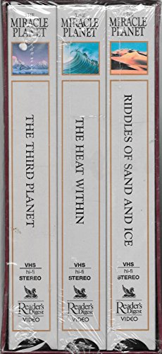 The Miracle Planet - Reader's Digest - 3 Tape Box Set (The Heat Within, The Third Planet, Riddles of Sand and Ice)
