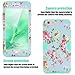 TOPSKY Compatible with iPhone 6s Plus case, iPhone 6 Plus case Flower, Three Layer Heavy Duty High Impact Resistant Hybrid Protective Cover Case for iPhone 6/6s Plus (Only for 5.5