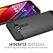 MoKo ASUS Zenfone 2 Laser Case - [Scratch Resistant] Armor Series Dual Layer Protection - Bumper Cover for ASUS Zenfone 2 Laser (ZE550KL / ZE551KL) 5.5 Inch Smartphone 2015 Release, Black