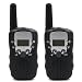 Crony T-388 UHF Band 3KM Small Walkie Talkie Black(2 pcs)