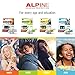 Alpine PartyPlug Concert Ear Plugs - Noise Reduction Ear Plugs for Party, Concert, Festival and Music - 19dB - 1 Pair Reusable Soft White Earplugs