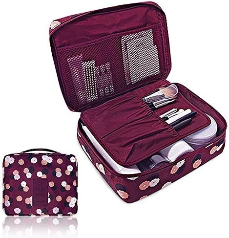 Women's Multifunction Cosmetic Bag Portable Hanging Travel Toiletry Bag Waterproof Makeup Organizer