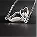 Superbaby Butterfly Breaking Cocoon Necklace MADE WITH SWAROVSKI ELEMENTS Aquamarin + Gift Box