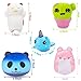 R ? HORSE Jumbo Cute Penguin, Hamster, Ninja Fox Set Kawaii Cream Scented Squishies Slow Rising Decompression Squeeze Toys for Kids or Stress Relief Toy Hop Props, Decorative Props Large (9 Pack)