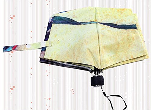 Katoot@ High quality Chinese ink painting Love of Butterfly sun/rain umbrella women, 3 fold manual vintage sombrillas chinas - Thumbnail 3