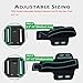 Sweatproof Sports Running Armband for iPhone 7 Plus 6s Plus 6 Plus, Android Samsung Galaxy S8 Plus, Note 3/4/5 (5.5 inch) With Adjustable Velcro, Reflective Workout Band, Key Holder & Screen Protector