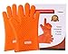 Winrida Heat Resistant Silicone BBQ Gloves for Cooking Baking Barbeque Potholder