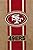 NFL Licensed San Fransisco 49ers Burlap 12.5" x 18" Garden Flag