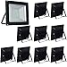 10-Pack 100W LED Floodlight,Low-energy Warm White Spotlight,IP65 Waterproof Outdoor&Indoor Security Flood Light Landscape Lamp