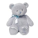 Baby GUND My First Teddy Bear Stuffed Animal Plush, Blue, 18