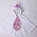 Storybook Wishes Little Girls White and Rainbow Unicorn Hooded Cape