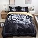LightInTheBox Gorgeous Polyester Cotton Marilyn Monroe 3D Oil Painting Printing Bedding Sets, 3-Piece Includes 1 Duvet Cover, 2 Pillow Shams (Queen)