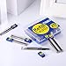 Tatuo 20 Tubes HB Black Lead Refills Mechanical Pencil Refills with Plastic Box, 240 Pieces (0.7 mm)