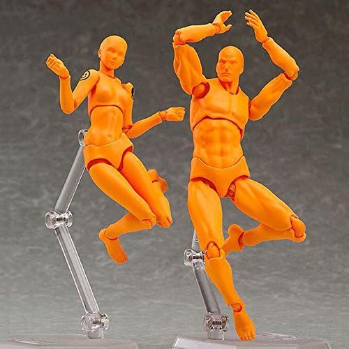 Anime Figma 04 Archetype next Body She And He PVC Youth Orange Ver.