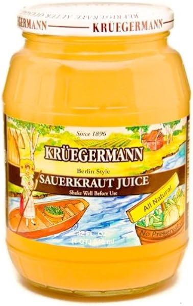 Kruegermann Berlin Style Sauerkraut Juice 32 Fl Oz Jar Beauty Amazon Com