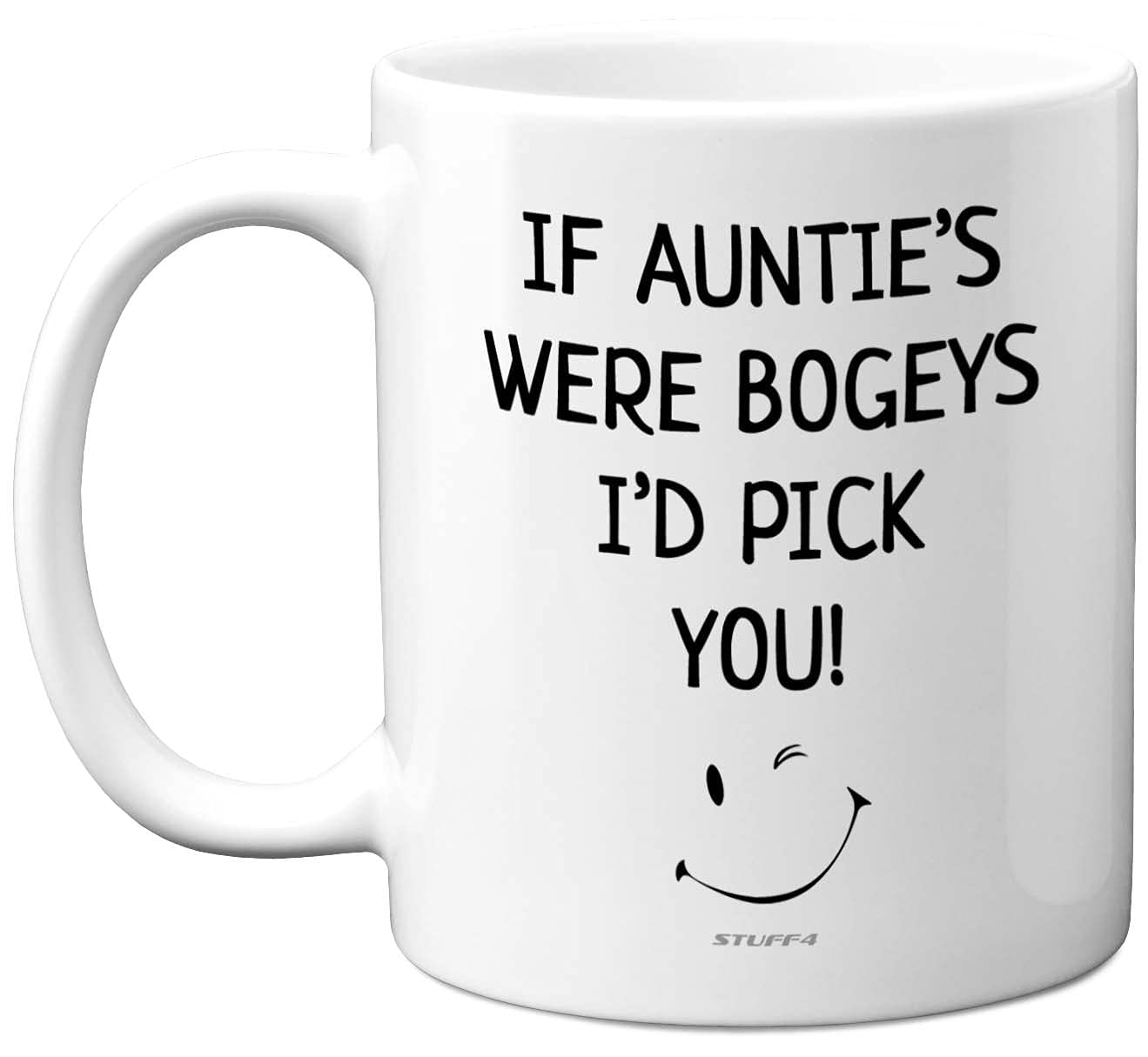 Stuff4 Auntie Gifts - Funny Auntie Mug, 11oz Ceramic Novelty Coffee Mugs/Cup Dishwasher Safe, Birthday Gifts, Best Birthday for Christmas, Presents