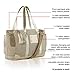 ​​MB Krauss Large Diaper Bag Stylish Tote for Mom and Dad Baby​ ​​Organizer​ ​​Bag for Boys and Girls with Changing Pad​ ​and Big Pockets (Beige)