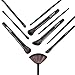 Make up Brushes, VANDER LIFE 32pcs Premium Cosmetic Makeup Brush Set for Foundation Blending Blush Concealer Eye Shadow, Cruelty-Free Synthetic Fiber Bristles, Travel Makeup bag Included, Black